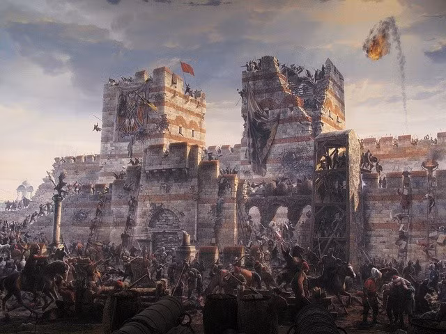 6. Sự thất thủ gây chấn động toàn châu Âu. Tin tức về sự sụp đổ của Constantinople đã khiến cả châu Âu rúng động, đặc biệt là vì đây từng là trung tâm của Cơ đốc giáo phương Đông suốt hơn một thiên niên kỷ. Ảnh: Pinterest.