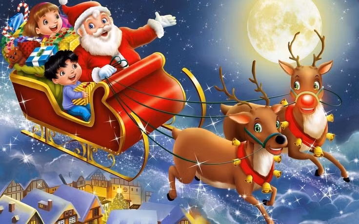 Ảnh hưởng từ thần thoại Bắc Âu và nhân vật Odin. Odin cưỡi ngựa tám chân Sleipnir, đi phát quà cho trẻ em trong mùa đông, là yếu tố tạo nên liên tưởng ban đầu về một nhân vật già nua cưỡi phương tiện kỳ diệu. Ảnh: Pinterest.