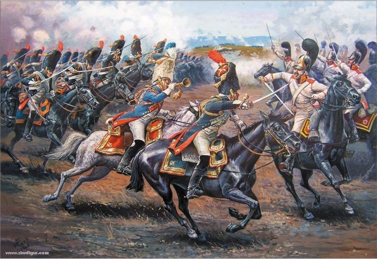 2. Quân Pháp ít hơn nhưng đánh bại hoàn toàn đối thủ. Với khoảng 68.000 quân, Napoleon đã đối đầu và chiến thắng đội quân liên minh hơn 85.000 lính Áo - Nga nhờ chiến thuật và khả năng chỉ huy vượt trội. Ảnh: Pinterest.