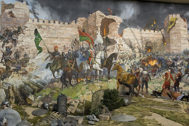 5. Hoàng đế cuối cùng của Byzantine tử trận khi đang chiến đấu. Constantine XI Palaiologos đã cởi bỏ áo bào hoàng đế và chiến đấu như một binh sĩ bình thường cho đến khi hy sinh trong cuộc chiến cuối cùng bảo vệ thành phố. Ảnh: Pinterest.