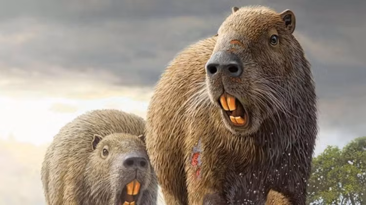 Ăn chay hoàn toàn. Chế độ ăn của chúng chủ yếu gồm cỏ, lá và vỏ cây. Ảnh: ytimg.com.