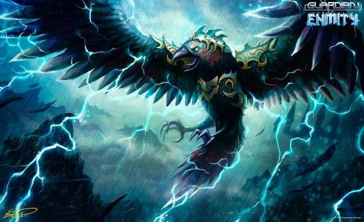 Tên gọi nghĩa là “Con chim của sét”. Trong tiếng Zulu, “Impundulu” mô tả sinh vật mang điện và lửa trời. Ảnh: Pinterest.