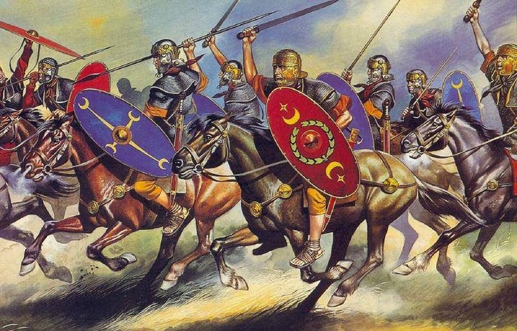 Sự xuất hiện của kỵ binh. Việc con người thuần hóa và cưỡi ngựa đã tạo ra kỵ binh, lực lượng có tốc độ, sức cơ động và khả năng đột kích vượt trội, nhanh chóng trở thành nỗi ám ảnh trên các chiến trường cổ đại. Ảnh: Pinterest.