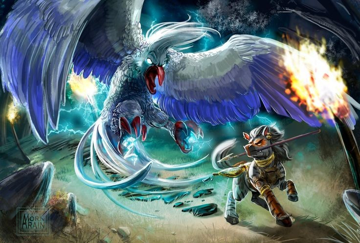 Vẫn tồn tại trong tín ngưỡng dân gian. Ở Nam Phi, nhiều người tin rằng linh hồn Impundulu vẫn bay qua bầu trời mỗi khi có giông bão. Ảnh: Pinterest.