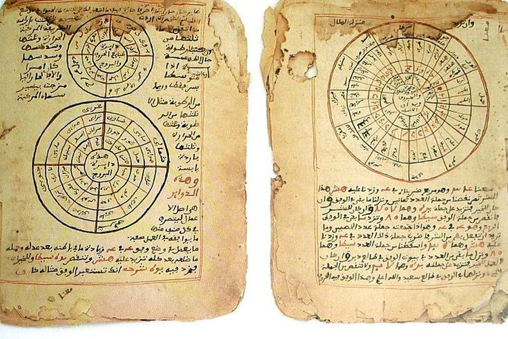 Die meisten Manuskripte wurden aus aus Europa importiertem Papier hergestellt, was beweist, dass Timbuktu im Mittelalter Handel mit Europa trieb. Foto: Pinterest. Phần lớn bản thảo làm bằng giấy nhập từ châu Âu. Điều này chứng minh sự giao thương với châu Âu của Timbuktu thời Trung cổ. Ảnh: Pinterest.
