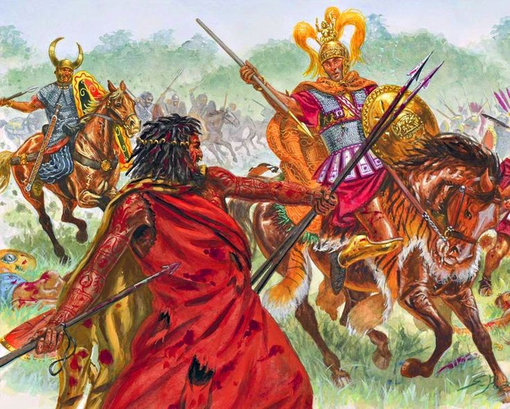 4. Quân La Mã do Flaminius chỉ huy. Consul Gaius Flaminius dẫn khoảng 25.000 binh sĩ tiến vào trận địa mà không nghi ngờ. Ảnh: Pinterest.