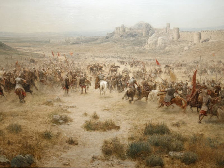 4. Quân La Mã chịu tổn thất khủng khiếp. Theo nhiều nguồn sử cổ, hàng chục nghìn binh sĩ La Mã bị tiêu diệt hoặc bắt làm nô lệ sau thất bại ở Edessa, làm suy yếu nghiêm trọng lực lượng phương Đông. Ảnh: dreamstime.