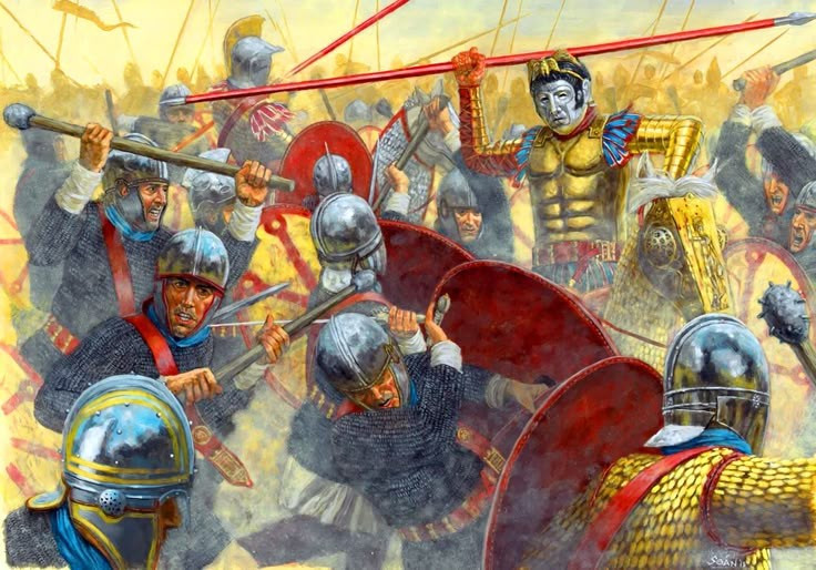 3. Quân Athens chiếm Delium trước. Quân Athens do tướng Hippocrates chỉ huy đã chiếm đóng Delium và củng cố thành lũy trước khi trận đánh lớn bùng nổ. Ảnh: Pinterest.