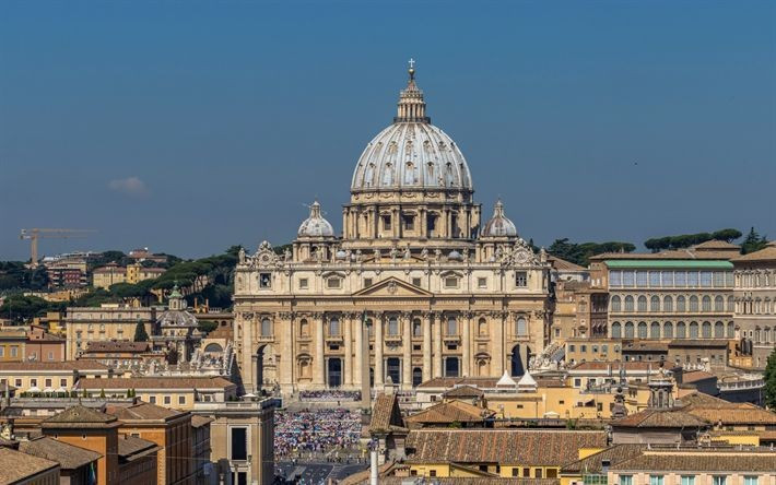 Quốc gia độc lập nhỏ nhất thế giới. Vatican có diện tích chỉ khoảng 44 ha và dân số chưa đến một nghìn người. Dù nhỏ bé, quốc gia này có chủ quyền riêng, phát hành tem, tiền xu và duy trì quan hệ ngoại giao với nhiều nước trên thế giới. Ảnh: Pinterest.