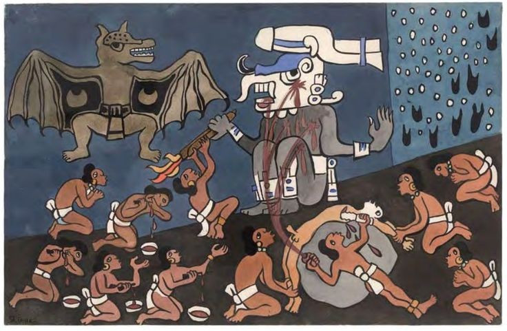 Popol Vuh nghĩa là “Sách của dân chúng”. Tên gọi Popol Vuh xuất phát từ tiếng K'iche', thể hiện vai trò thiêng liêng của văn bản cổ xưa này trong văn hóa bản địa. Ảnh: Pinterest.