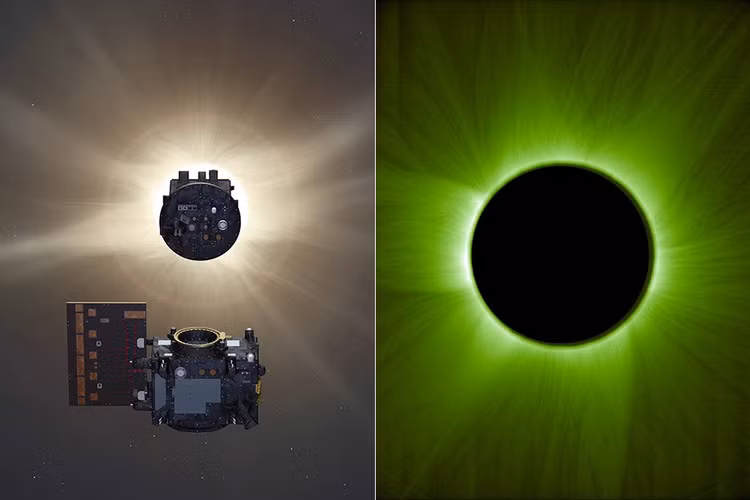 Vành nhật hoa là vùng bí ẩn, có nhiệt độ cao bất thường và là nơi phát sinh các vụ phun trào có thể gây ảnh hưởng mạnh đến Trái Đất. Ảnh: ESA.