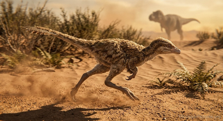 Sống sót nhờ kích thước nhỏ. Kích thước tí hon giúp những loài này ít cần thức ăn, dễ ẩn nấp và thích nghi với môi trường rừng rậm, nơi khủng long lớn khó sinh tồn. Ảnh: dinosaurpictures.org.