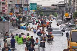 Hơn 2,6 triệu người bị ảnh hưởng vì mưa lũ ở Thái Lan