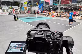 Nghề săn khoảnh khắc trong môn thể thao pickleball phát triển mạnh