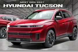 Hyundai Tucson 2027 lộ diện, sắc nét và vuông vức hơn