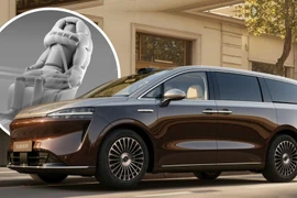 Luxeed V9 của Huawei là mẫu xe đầu tiên có túi khí dạng mũ bảo hiểm