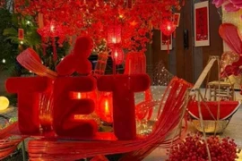 Biệt thự rực rỡ đón Tết của Cường Đô La - Đàm Thu Trang 