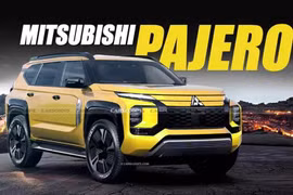 Mitsubishi Pajero 2027 lộ thiết kế, vuông vức như Land Cruiser
