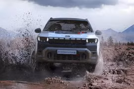 Jeep Compass - xe điện off-road 375 mã lực, sạc 27 phút chạy 600km