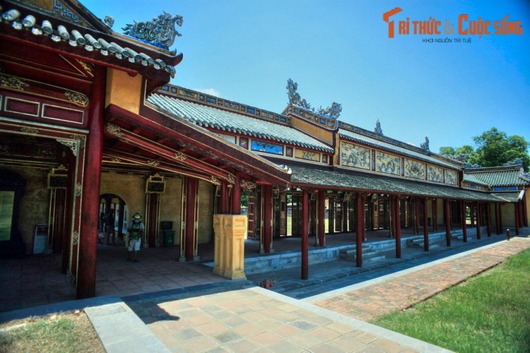 Hành lang của Tử Cấm Thành. Ảnh: Quốc Lê.