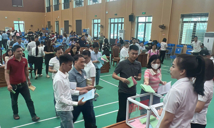 Bac Giang dau gia thanh cong 100 lo dat, thu hon 338 ty dong