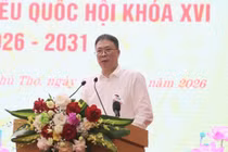 Đơn vị bầu cử số 1 tỉnh Phú Thọ có 5 ứng cử viên, trong đó có ông Châu Văn Minh.