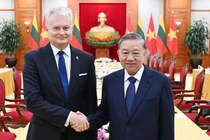 Tổng Bí thư, Chủ tịch nước, Chủ tịch Quốc hội hội đàm với Tổng thống Litva