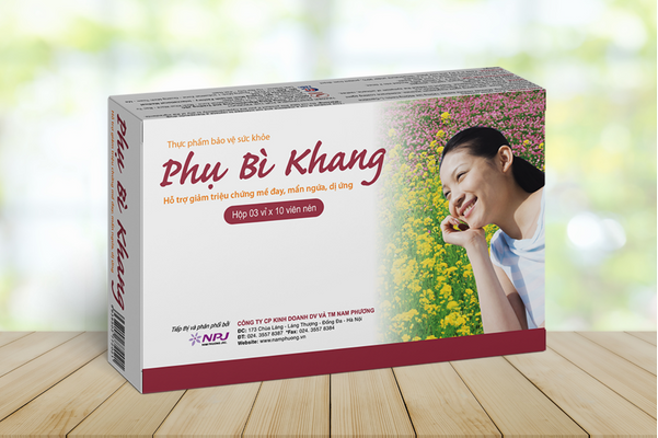 Phụ Bì Khang có thành phần là các thảo dược hỗ trợ giảm triệu chứng mề đay