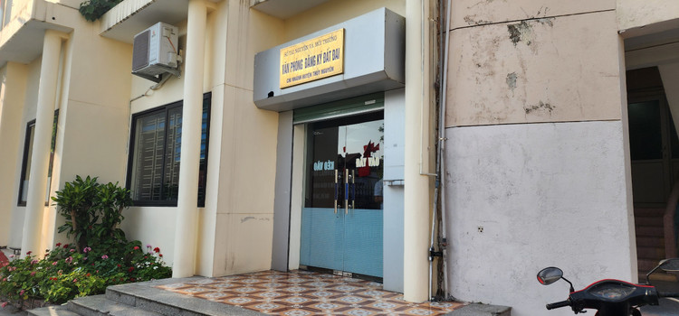 Trụ sở văn phòng ĐKĐĐ huyện Thủy Nguyên