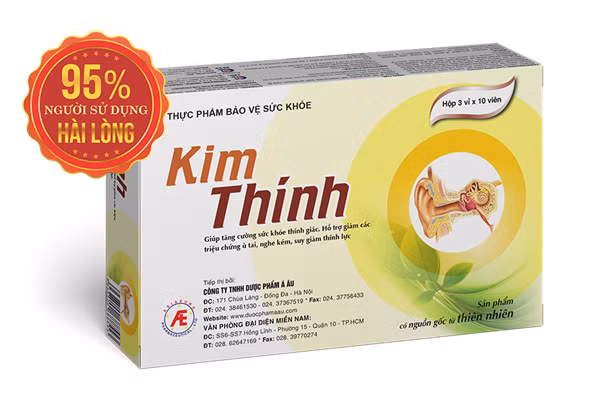Sản phẩm thảo dược Kim Thính giúp cải thiện tiếng ve kêu trong đầu