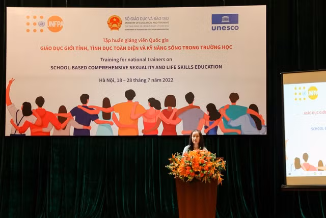 Hoạt động giáo dục giới tính trong trường học (Nguồn: Báo điện tử Sức khoẻ và Đời sống)