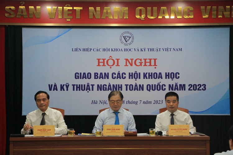 VUSTA tổ chức Hội nghị giao ban các Hội Khoa học và Kỹ thuật ngành toàn quốc năm 2023