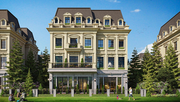 Những căn biệt thự phong cách châu Âu sang trọng tại Sunshine Capital Tay Thang Long.