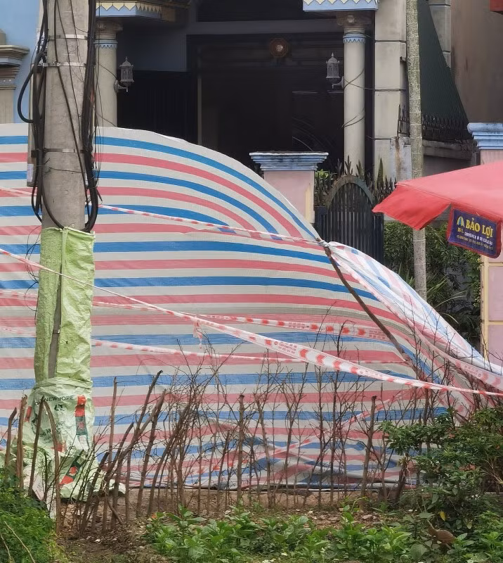 Hiện trường nơi xảy ra vụ việc. Ảnh: Tầm nhìn