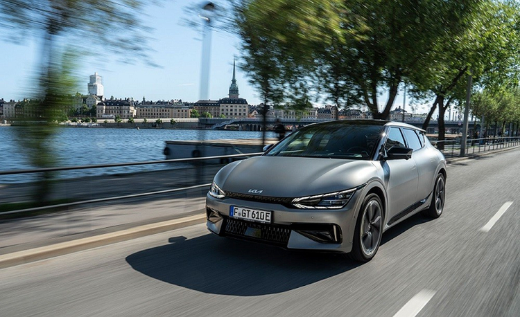 Xe ôtô điện như Kia EV6 không cần phải chạy roda