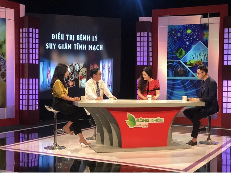 Chương trình truyền hình trên VTV2 rất Vinh dự được trò chuyện cùng chuyên gia bệnh lí Suy giãn tĩnh mạch – Lương y Phạm Ngọc Khánh