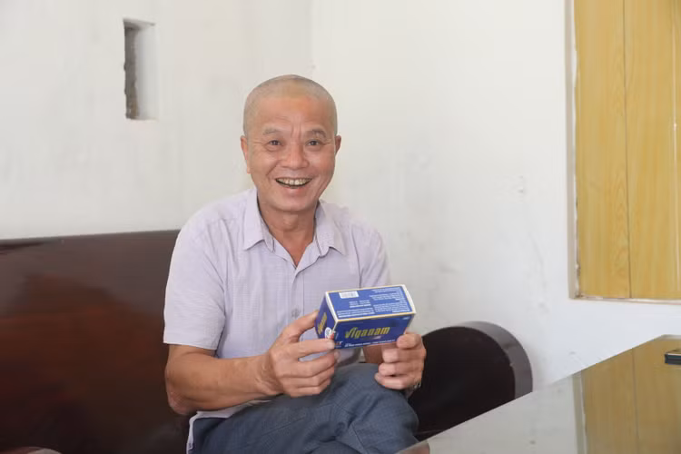 Chú Đức (SĐT: 0912054898) rất tâm đắc sau 2 tháng dùng Viganam Tâm Bình giảm hẳn tiểu đêm và tăng cường sinh lý