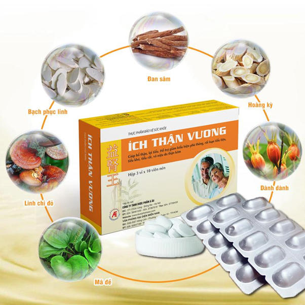 Thực phẩm bảo vệ sức khỏe Ích Thận Vương hỗ trợ cải thiện bệnh suy thận độ 2 an toàn, hiệu quả Thực phẩm bảo vệ sức khỏe Ích Thận Vương hỗ trợ cải thiện bệnh suy thận độ 2 an toàn, hiệu quả