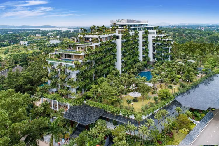 Trường phái kiến trúc Forest In The Sky của Flamingo là biểu tượng cho kiến trúc xanh độc đáo và lối sống hoàn hảo của con người.