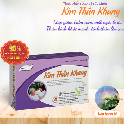 Kim Thần Khang - Hỗ trợ cải thiện chứng rối loạn lo âu hiệu quả Kim Thần Khang - Hỗ trợ cải thiện chứng rối loạn lo âu hiệu quả