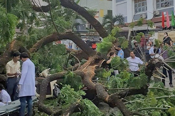 Hiện trường vụ việc. Ảnh: Dân Trí