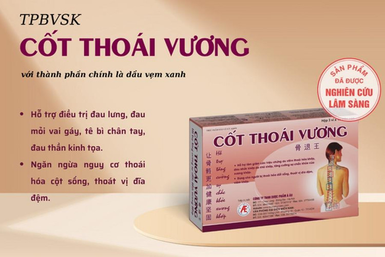 Cốt Thoái Vương giúp hỗ trợ giảm đau nhức, phòng ngừa đau thần kinh tọa hiệu quả