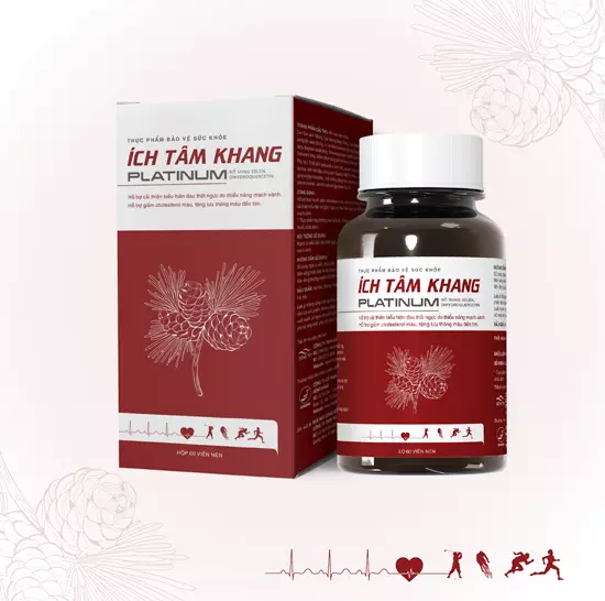 TPBVSK Ích Tâm Khang Platinum - Tim được cấp máu đủ đầy, đi lại chẳng mệt lo gì ngực đau
