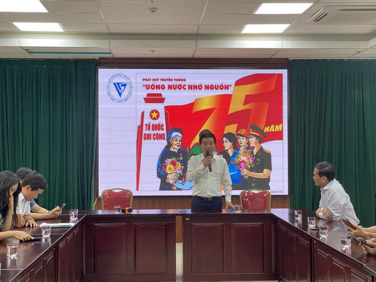 Đồng chí Nguyễn Quyết Chiến - Tổng thư ký Liên hiệp các Hội Khoa học và Kỹ thuật Việt Nam.