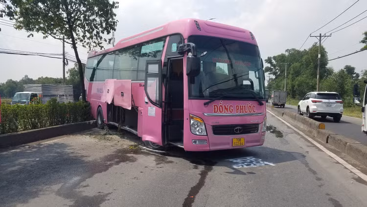 Hiện trường vụ tai nạn. Ảnh: Vietnamnet