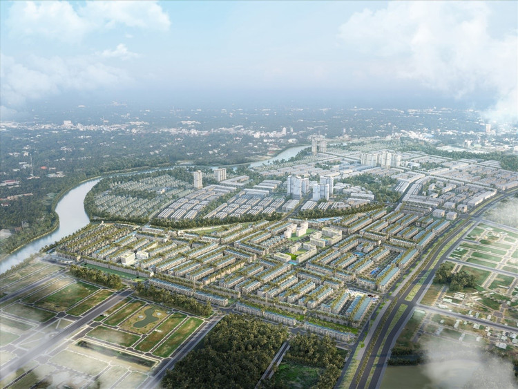 Phối cảnh: Dự án T&amp;T City Millennia tại Long An là đại đô thị với quy mô 267,3ha.