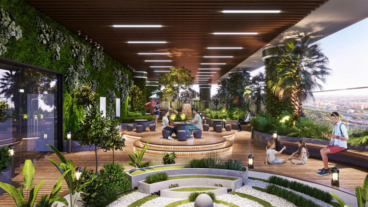 Không gian đa tiện ích của Sunshine Green Iconic thu hút gia đình đa thế hệ