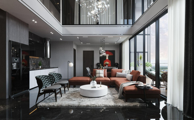 Không gian sống rộng, sống sang trong mỗi căn Duplex