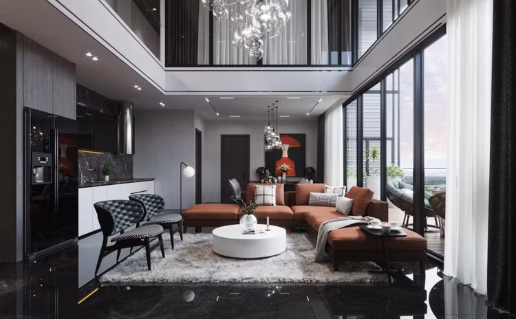 Không gian sống rộng, sống sang trong mỗi căn Duplex