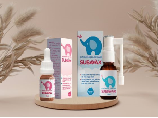 Xịt và nhỏ mũi họng lợi khuẩn Subavax giúp giảm ho, sốt, sổ mũi, ngăn ngừa bệnh tái phát